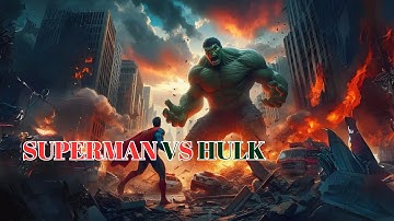 Unstoppable Force Meets Immovable Object: Hulk vs Superman Epic Showdown
