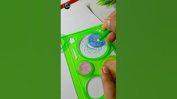 Diy spirograph #spirograph #satisfying #art #asmr #viral #spirographshr #shorts #rihanna #shr