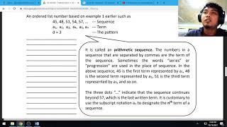 Chapter 1 - Applications & Examples on Sequence of Number | GE-MMW - Mathematics in the Modern World