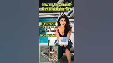 Transform Your Space With Cheston Interlocking Tiles: Easy, Durable, and Stylish | DK Design Studio