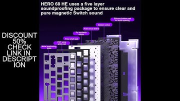 NEW AULA HERO 68HE Magnetic Switch Keyboard Rapid Trigger 8K Return Esports Gamer Customize RGB Mech