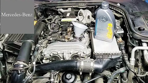 How to Change Engine Oil in Mercedes-Benz Mercedes-Benz C-class and E-class