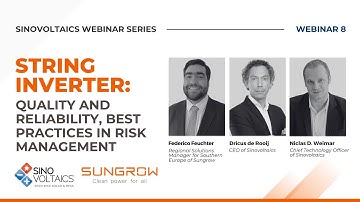 String Inverter Quality And Reliability; Best Practices Risk Management Webinar #PVinverter