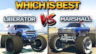 Gta 5 Online LIBERATOR VS MARSHALL Which is Best?