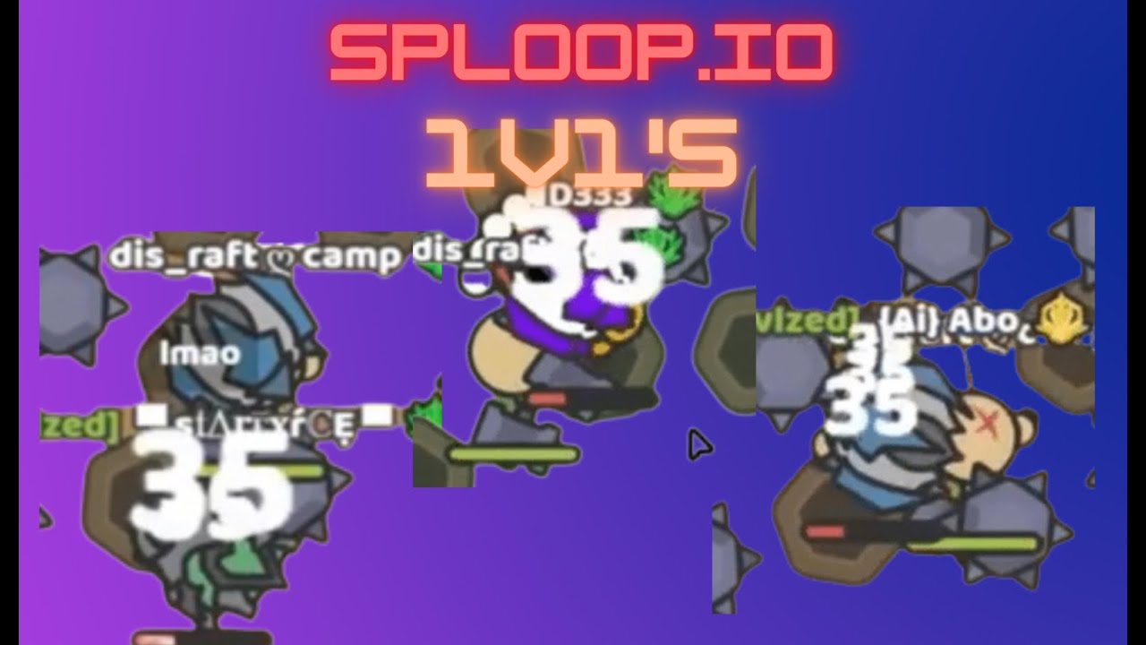Sploop.io | some 1v1's - YouTube