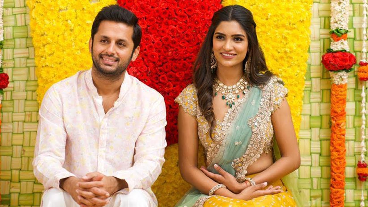 Actor Nithin and Shalini Engagement Moments (Video) - Social News XYZ