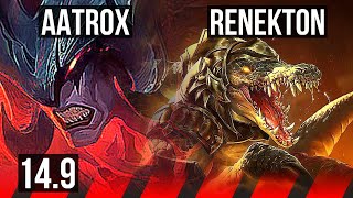 AATROX vs RENEKTON (TOP) | 5/0/1, 1300+ games | EUW Master | 14.9