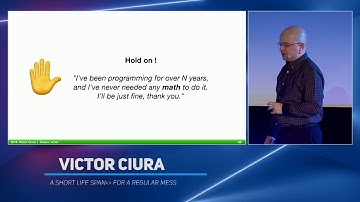 A Short Life span For a Regular Mess - Victor Ciura - code::dive 2019