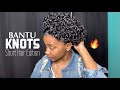 KILLER BANTU KNOTS on Short Natural Hair!!! | Makiya Banks