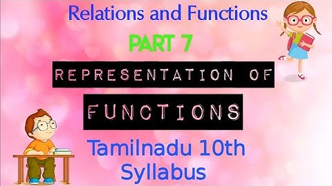 10th Maths New syllabus (TN) 2019-2020|Representation of functions |Part VII| Educator Keet
