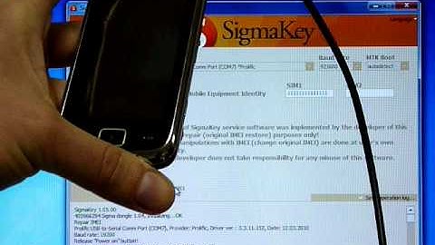 Motorola EX245 Repair hardware IMEI with SigmaKey