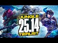 Who Are The BEST JUNGLERS In This Patch 25 14 Jungle Tier List Who Are The BEST JUNGLERS In This Patch 25 14 Jungle Tier List