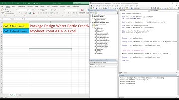 ExcelVBA Connect to CATIA Excel two way