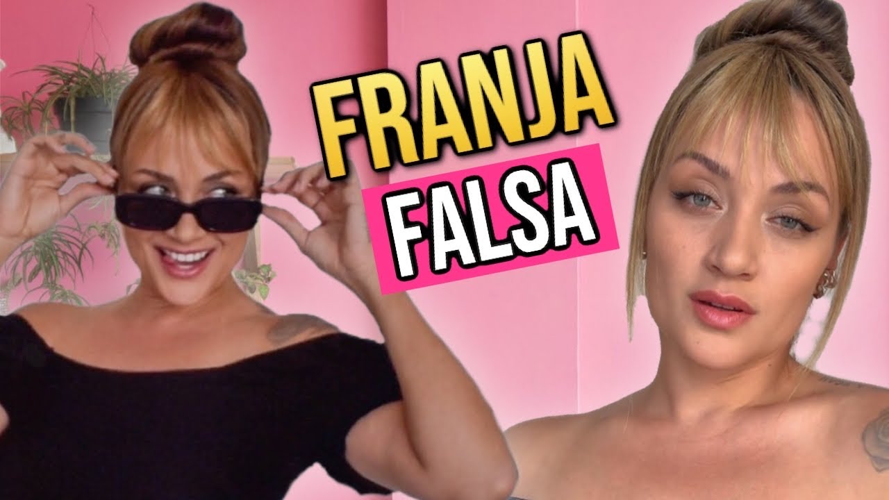 Como fazer FRANJA FALSA com o próprio cabelo (FICA MUITO REAL)
