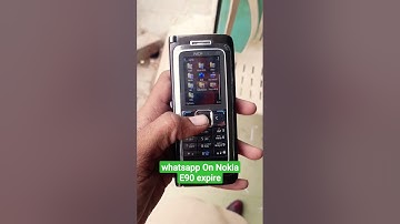 whatsap on Nokia E90 Expire #shorts