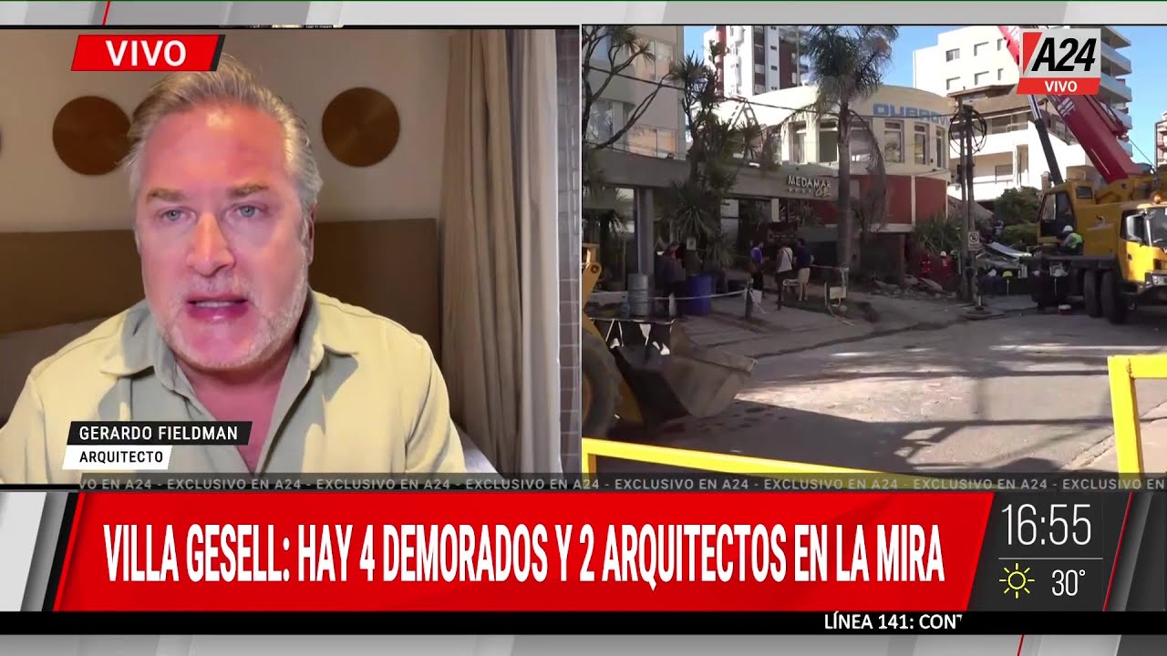 🔴 POSIBLE NEGLIGENCIA EN EL DERRUMBE DE VILLA GESELL