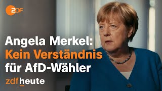 ExKanzlerin Merkel im ZDFInterview über den Osten, Erdogan und die AfD