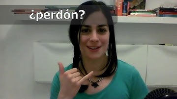 Different ways to ask someone to repeat something (in Spanish)