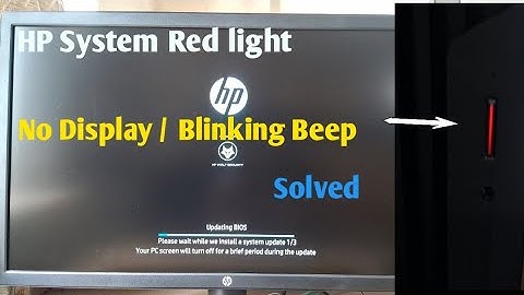 Hp prodesk G9 400 random comes beep sound Red light blinking not display solution | How to Solve