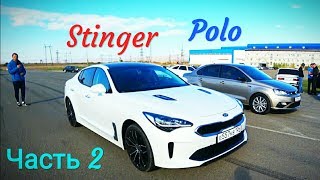 Kia STINGER и Škoda OCTAVIA и VW JETTA наказывают TURBO POLO