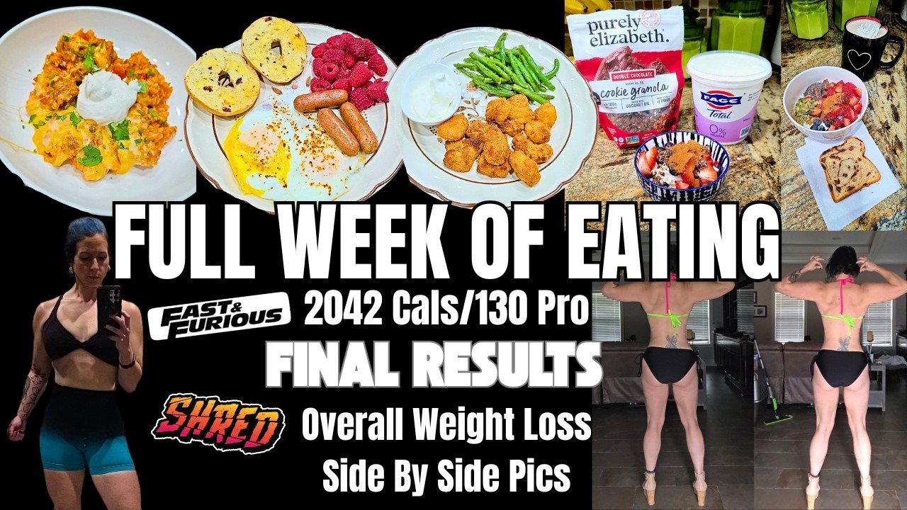 Eating in a Calorie Deficit | FINAL Results!🎉