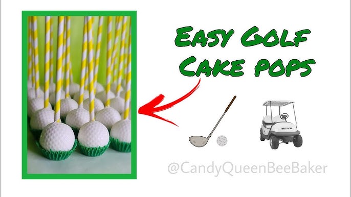 Golf Ball Cake Balls  Golf cake, Golf ball cake, Cake balls