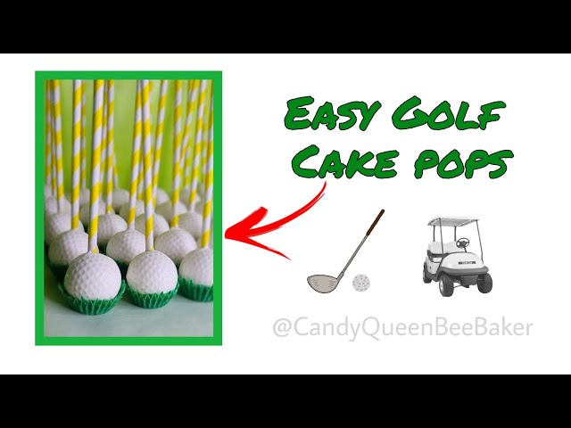 Golf Ball Cake Pops 