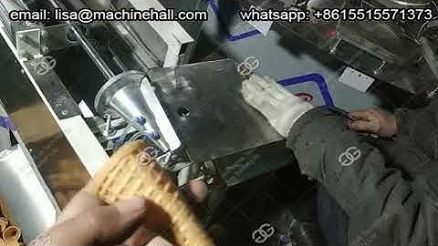 Small Size Sugar Cone Machine Manufacturing Process