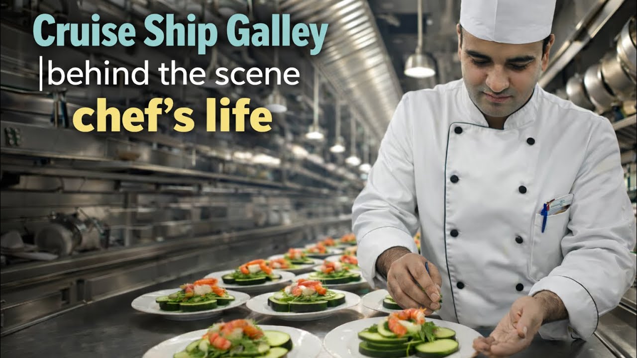 Cooking : The Unseen Start | Cruise Ship Galley/Kitchen | Behind-the-Scenes