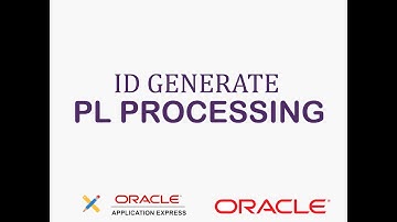 Generate Auto ID | Forms | Oracle APEX