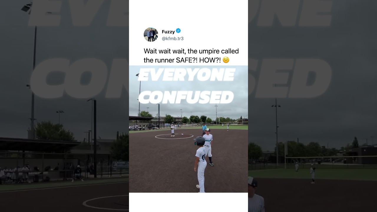 umpire DID NOT know the rules 🤨
