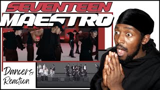 SEVENTEEN MAESTRO CHOREO IS NO JOKE | PRO DANCER REACTS TO  (세븐틴)  MAESTRO DANCE + CHOREO M/V