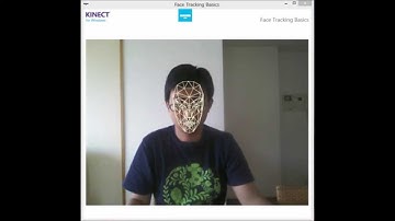 Kinectのサンプルです（Face Tracking Basics-WPF）
