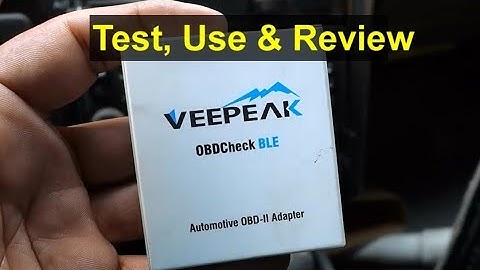 Use, review and connection of the Veepeak OBD2 Bluetooth scanner reader adapter. - VOTD