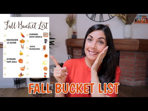 Video: 30 Cose Da Fare In Autunno