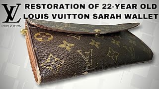 louis-vuitton wallet monogram (vintage) *damaged But Perfect For A Project