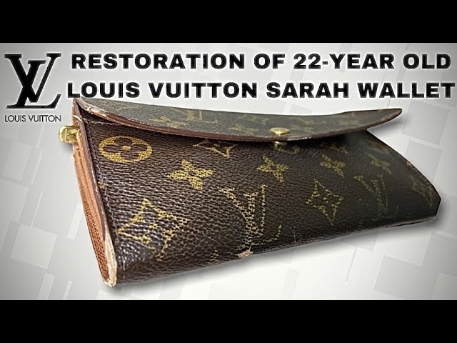 5-Minute Restoration of a 22-year Old Louis Vuitton Sarah Wallet