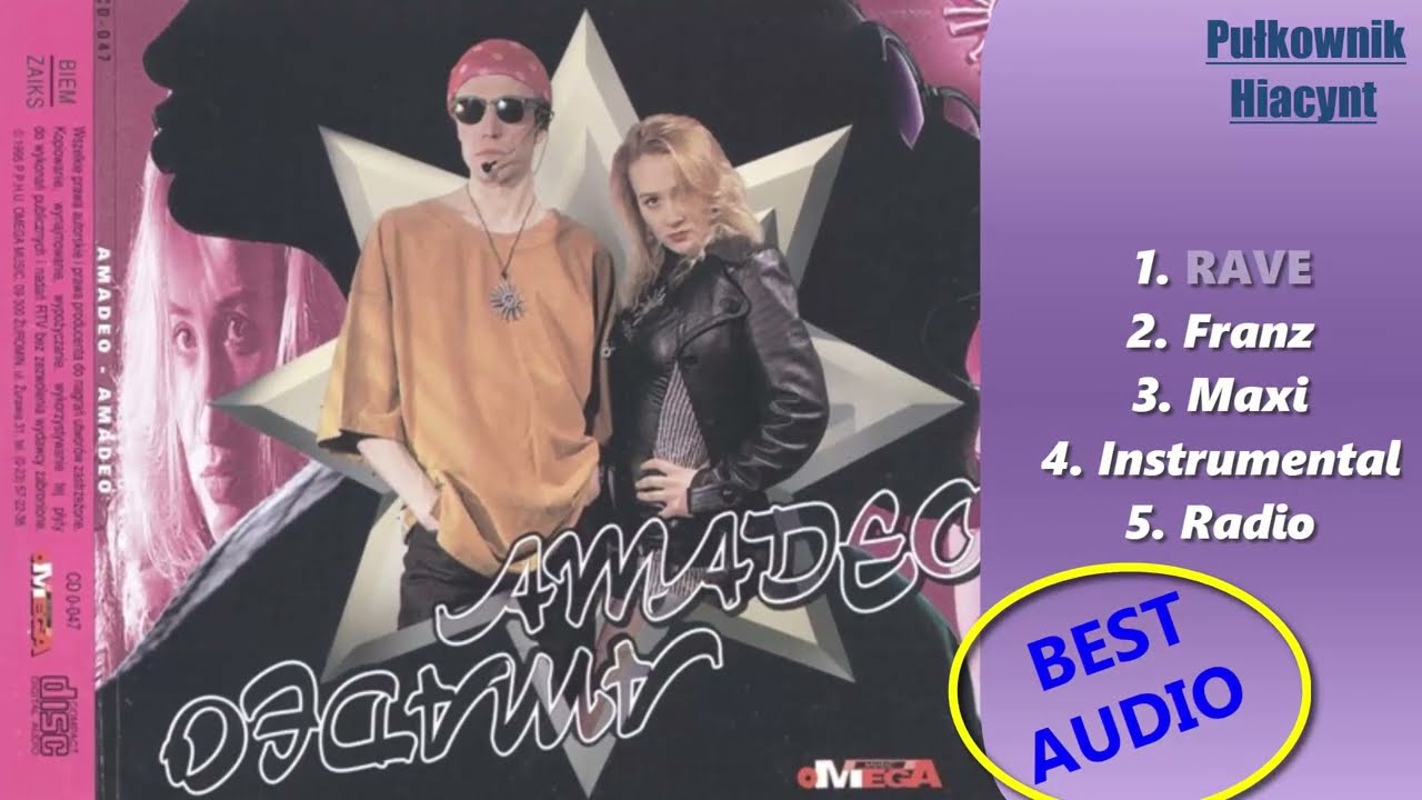 Amadeo - Amadeo (Maxi-Single 1995) [OMEGA MUSIC] Polish Eurodance/Hard Trance