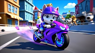 Pup-Pup Moto Race! 🎵🏁 PAW Patrol Songs