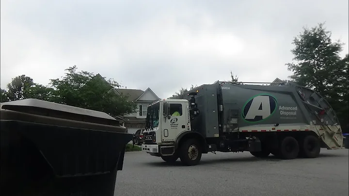 Advanced Disposal- Mack MRU McNeilus Rear Loader trash truck