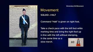 Elementary Drill Movement - Slow Mark Time