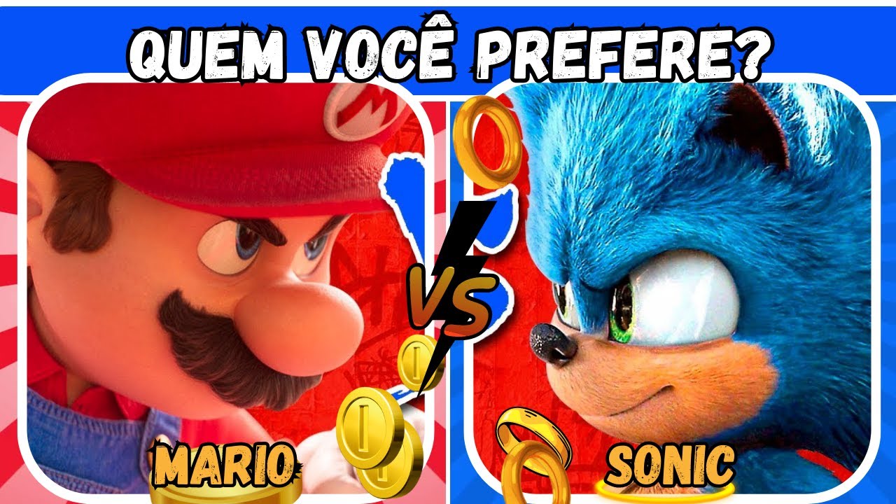 Qual personagem de Sonic mais Combina com Você?