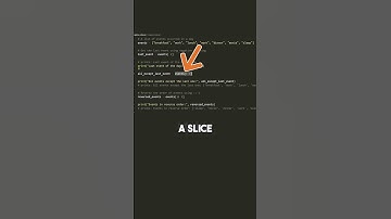 Negative indexing in Python