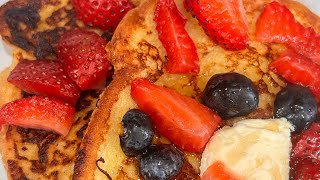 Easy French Toast Recipe| Quick Breakfast Ideas with fresh fruits 