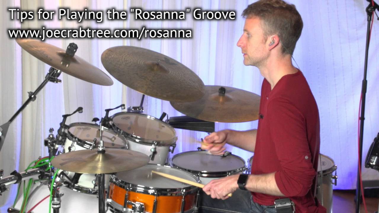 Drum Lesson Jeff Porcaro's Rosanna Groove YouTube