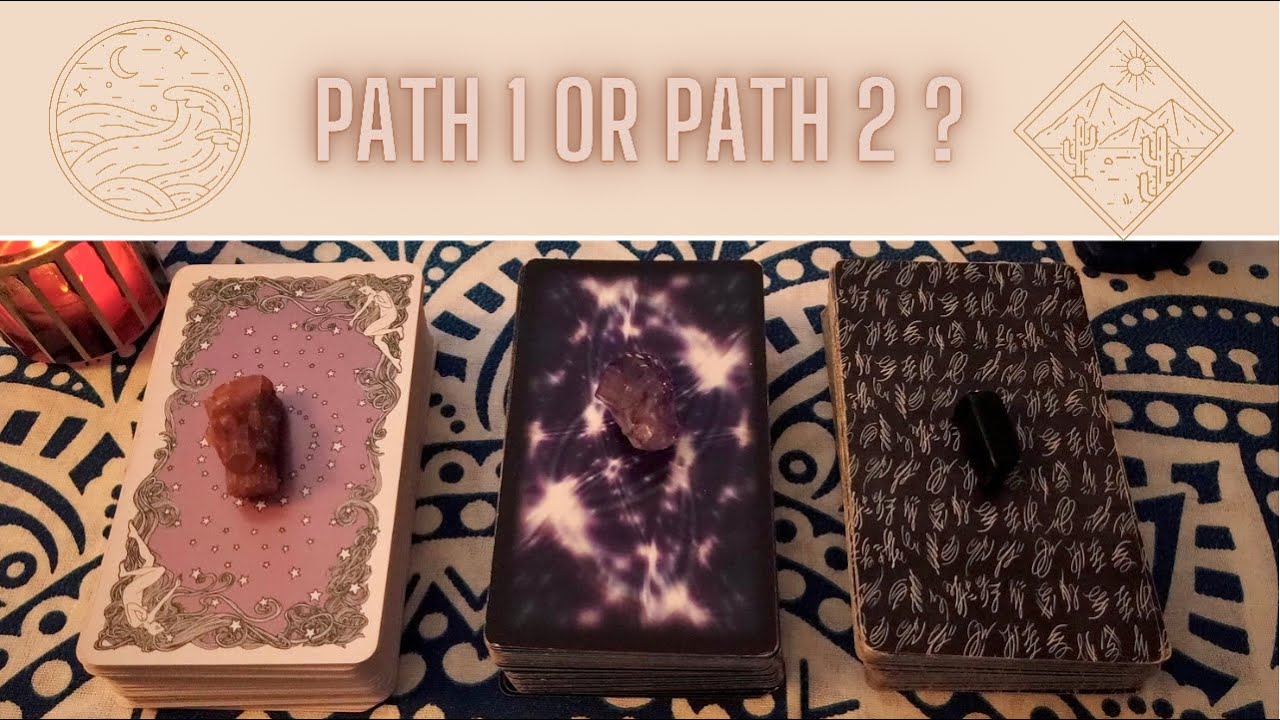 🔀 Path 1 or Path 2? Tarot Advice for Decision-Making. TIMELESS Pick A Card Reading. ASMR