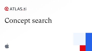 Concept search - ATLAS.ti Mac