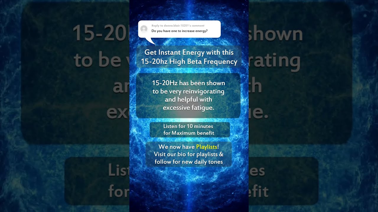 Get Instant Energy With This 15 20hz High Beta Frequency