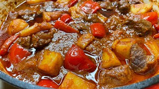 EASY AND DELICIOUS GOULASH RECIPE | GOULASH RECIPE | TRY THIS WITH RICE 😋😋😋 screenshot 3