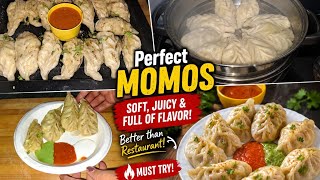Delhi Style Veg Momos Recipe | Soft & Juicy Momos at Home | How to Make Easy Street Style Momos #... screenshot 3